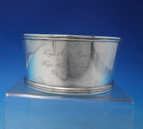 Silverplate Wine Coaster w/ Names and Date Inscriptions 1833, 1884, 1951 (#6488)