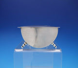 Georg Jensen USA Sterling Silver Jewelry Box Barrel Shape Beaded #22 (#3771)