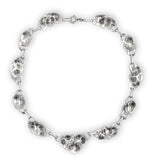 Sterling Kalo Leaf Necklace Handwrought Jewelry by Bjarne Axness (#J6827)