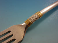 Aegean Weave Gold by Wallace Sterling Silver Flatware Set 12 Service 78 Pieces