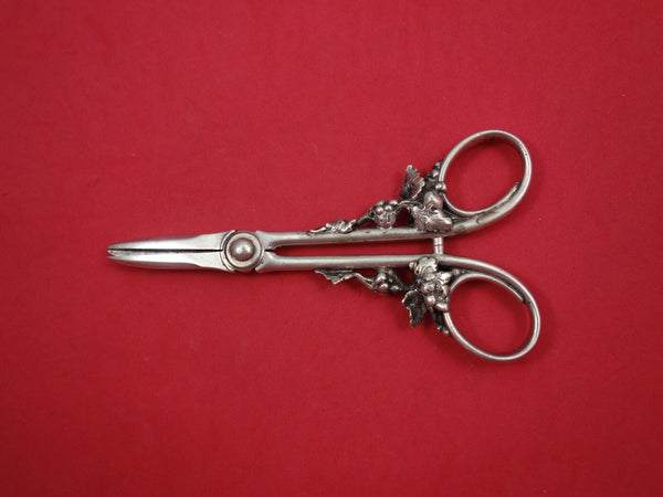 Tiffany Sterling Silver Grape Shears w/ Grape Vine AS 6" #90