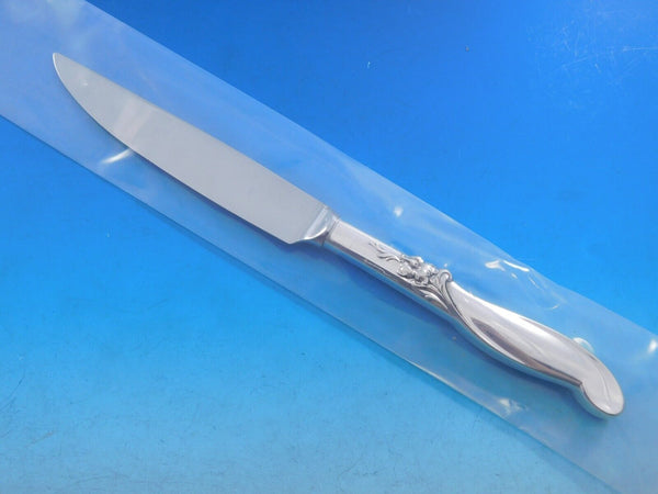 Silver Melody by International Sterling Silver Steak Knife Serrated Custom 9 1/4