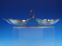Reed and Barton Sterling Silver Candy Dish #X102A w/Two Leaves Vine Handle #7813