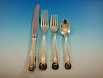 King by Kirk Sterling Silver Flatware Set Service 24 Pieces Shell Motif