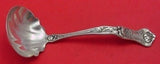 Peony by Wallace Sterling Silver Sauce Ladle Scalloped 5 1/2"