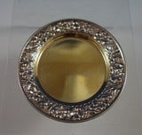 Cluny by Gorham Sterling Silver Butter Pat Gold Washed #2395 1/8" x 3" (#2306)