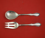 Fontana by Towle Stering Silver Salad Serving Set 2pc All Sterling Original 9"