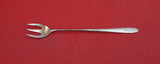 Unknown Pattern by Tiffany and Co Sterling Cocktail Fork wide tine w/mono 5 3/4"