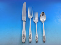 Bird of Paradise by Community Silverplate Flatware Set For 24 Service 115 pieces