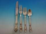 Chateau Rose by Alvin Sterling Silver Flatware Set for 12 Service 60 Pieces