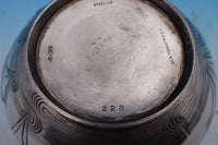 Pond by Dominick and Haff Sterling Silver Oyster Bowl w/ Spider Cattails (#8491)