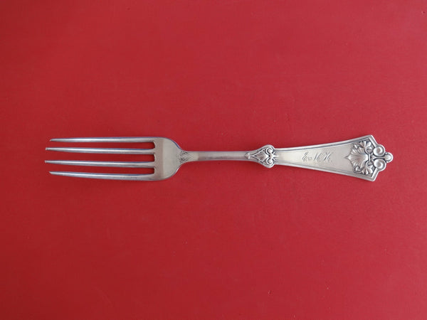 Crete by Knowles & Ladd Coin Silver Dinner Fork 7 1/2"