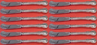 Old Master by Towle Sterling Silver Butter Spreaders Hollow Handle Paddle Set 12