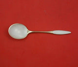 Michelsen Sterling Silver Bouillon Soup Spoon Vermeil Enameled 5 1/4" Heirloom