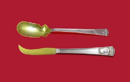 San Lorenzo by Tiffany and Co Sterling Silver Caviar Serving Set 2pc Custom GW