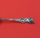 Watson Sterling Silver Almond Scoop with Winged Cherub 4 3/4" Serving Figural