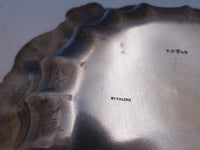 Floral Series by Wallace Sterling Silver Fruit Bowl #1168 2 5/8" x 11" (#8248)