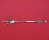 Dresden by Whiting Sterling Silver Lettuce Gold Washed Pierced 9" Serving