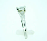 Platinum Genuine Natural Diamond Ring 2/3ct Specialty Emerald Cut (#J748)