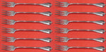 Grand Colonial by Wallace Sterling Silver Cocktail Fork Set 12 pieces 5 5/8"