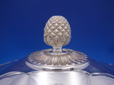 Christofle Silverplate Covered Vegetable Bowl w/ handles Pinecone Finial (#7358)