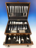 John and Priscilla by Westmorland Sterling Silver Flatware Set 12 Service 78 pcs