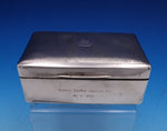 English Estate Sterling Silver Cigarette Box "Pax in Bello" w/Presentation #7936