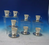 La Paglia by International Sterling Silver Demitasse Set 16pc Liners Box (#6060)