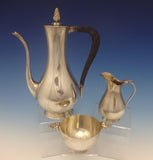 Grape by Tiffany & Co. Sterling Silver Demitasse Set 3pc Modernistic (#0401)