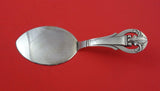 Danish Sterling Pastry Server FH AS hand wrought hammered leaf handle 6 7/8"