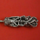 Adam and Eve by Yaakov Heller Sterling Silver Cake Knife Serrated 12 1/2"
