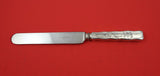 Lap Over Edge Acid Etched by Tiffany & Co Sterling Regular Knife w/ lily 9 1/4"