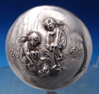 Unger Sterling Silver Dresser Jar Cover Pair (Covers Only) #7631 (#7473)