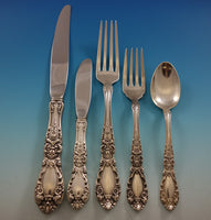 Prince Eugene by Alvin Sterling Silver Flatware Set for 8 Service 40 pcs Dinner