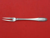 Beaded by Georg Jensen Sterling Silver Cold Cut Fork 2-Tine #144 5 1/4" Serving