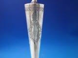 AG Sterling Silver Candlestick Pair Brite-Cut 15.1 troy ounces 11 3/4" (#6018)