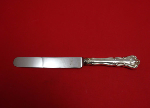 New Queens by Durgin Sterling Silver Regular Knife Blunt Stainless Blade 8 1/2"
