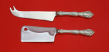 Chateau Rose by Alvin Sterling Silver Cheese Server Serving Set 2pc HHWS Custom