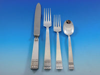 Donatello by Stancampiano Italy Sterling Silver Flatware Set Service Dinner