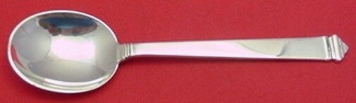 Hampton by Tiffany and Co Sterling Silver Cream Soup Spoon 7" Vintage Flatware