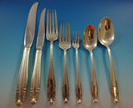 Stradivari by Wallace Sterling Silver Flatware Set For 8 Service 60 Pcs Dinner
