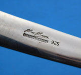 Linje by Hans Hansen Danish Sterling Silver Flatware Set 8 Service 49 pcs Modern