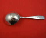 Whiting Sterling Silver Berry Spoon Gold Washed 8 3/8" Serving Silverware