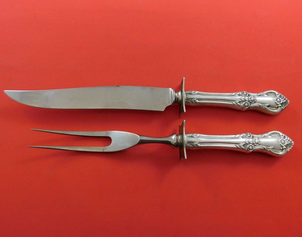 Afterglow by Oneida Sterling Silver Steak Carving Set 2-Piece HH WS Vintage