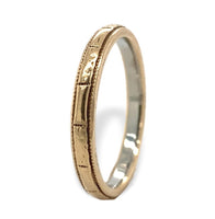 18k Yellow Gold Wedding Band Ring Dated 1931 Size 5.75 Jewelry (#J7279)
