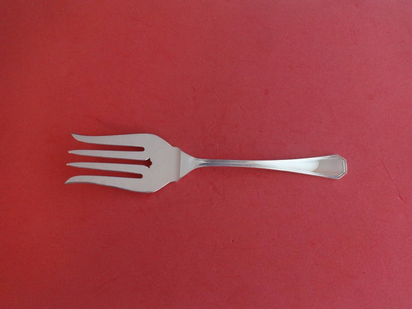 Ottagonale by Calegaro Italy Sterling Silver Fish Serving Fork 9 1/2"