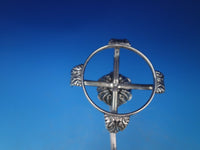 Peau de Lion Silverplate Epergne Four Arms No Bowls No Marks (#6615)
