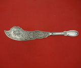 Gibney by Whiting Sterling Silver Fish Serving Knife FH AS Bright-Cut w/Chasing