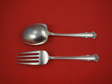 English Shell by Lunt Sterling Silver Salad Serving Set AS 2pc 9"