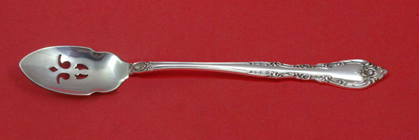 Alencon Lace by Gorham Sterling Silver Olive Spoon Pierced Long 7 1/2" Custom